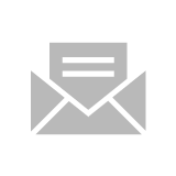 Gray email icon.