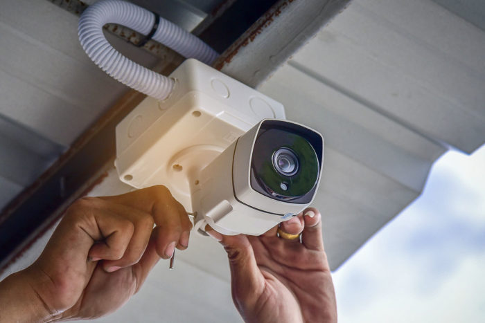 Mounted Security Camera